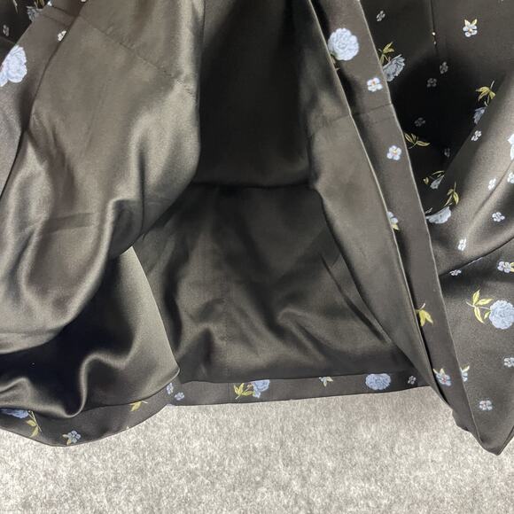 Revolve WeWoreWhat Strapless Peplum Ditsy Floral Mini Dress Women 16 Matte Satin - Picture 5 of 16